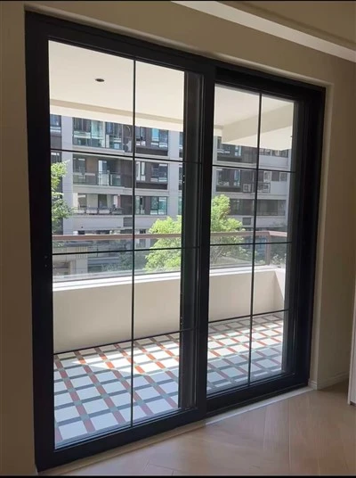 Puertas corredizas de vidrio de aluminio para exteriores