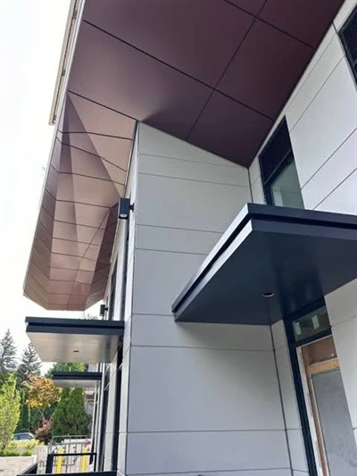 Paneles de revestimiento de aluminio residencial